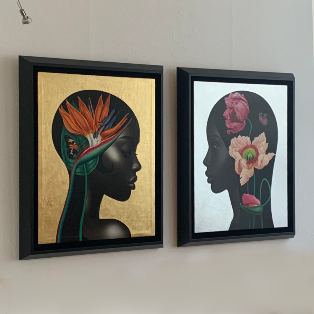 Twee van de drie portretten