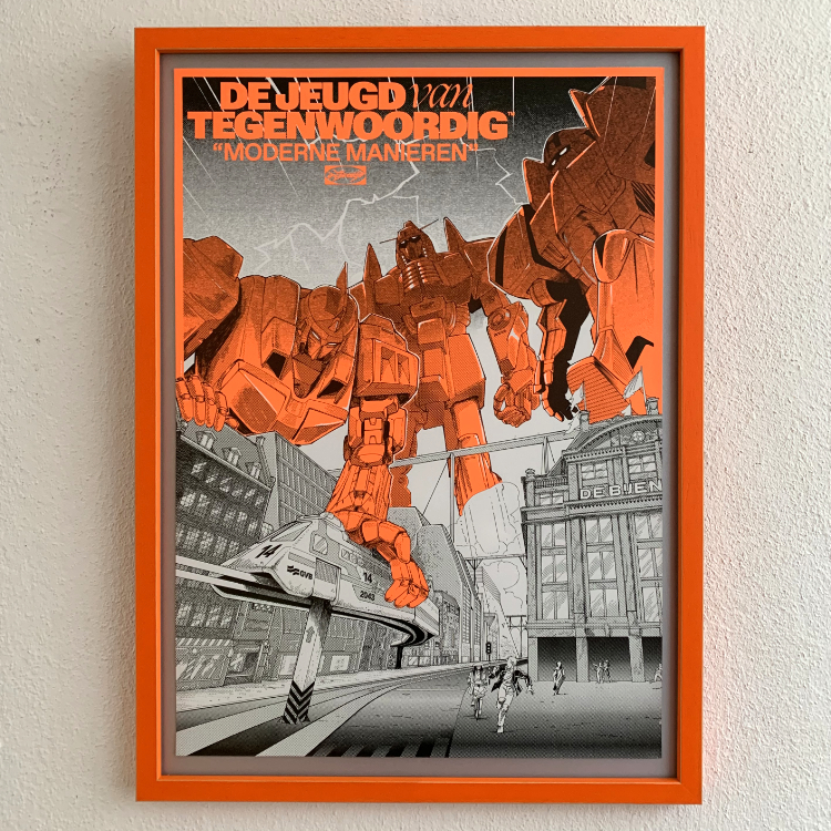 Ingelijste poster van De Jeugd Van Tegenwoordig