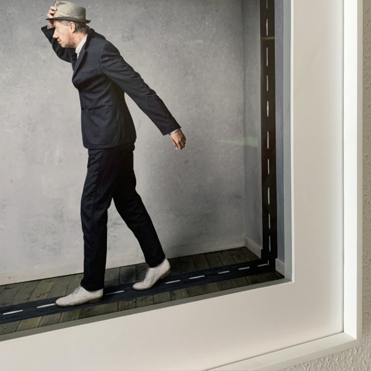 Detail verdiept passe-partout