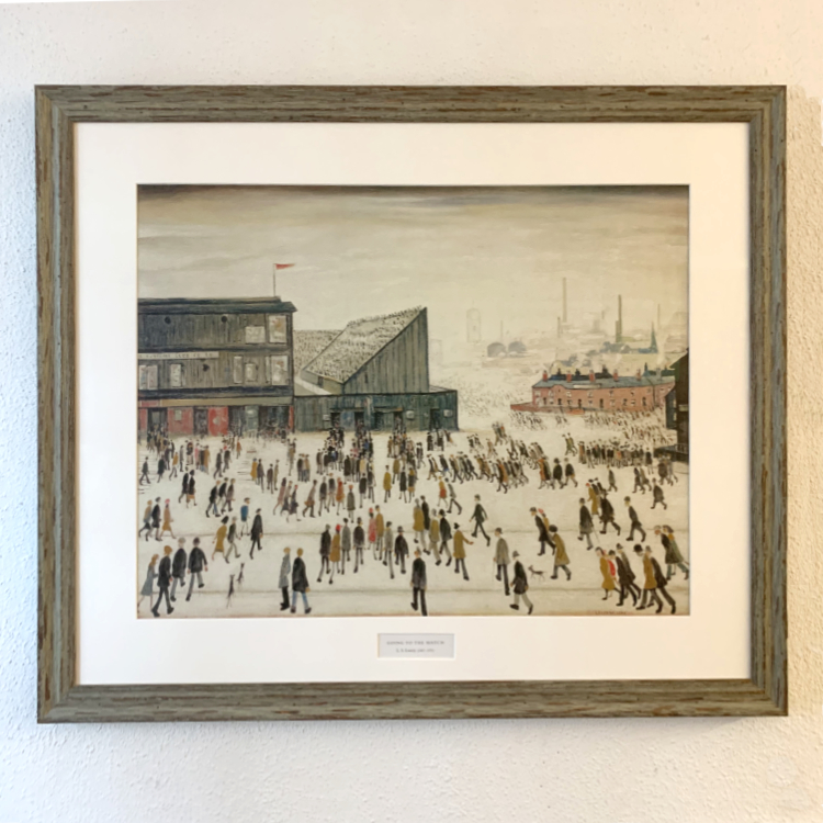 Ingelijste poster van L.S. Lowry